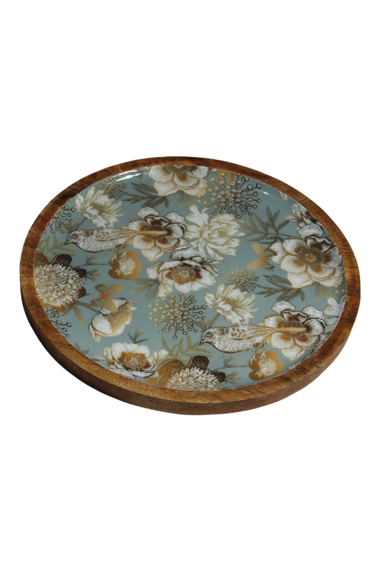 Handcrafted Mangowood Bowl & Platter Set