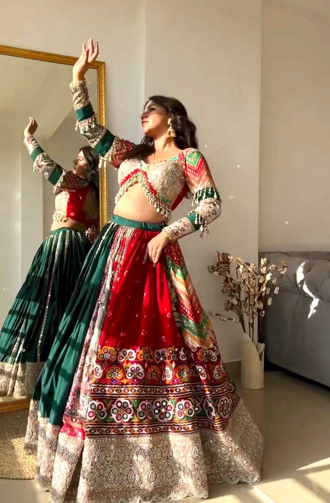 New Designer Printed Navratri Lehenga Choli