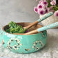 Handmade beautiful Wooden Serving Bowl and Spoon Set